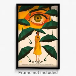 French Movie Poster - Woman Feeling Paranoid, Outgoing Shoe Dangle (Art Print)