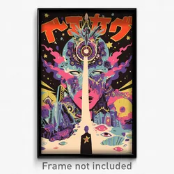Icelandic Movie Poster - Mellow Overhang (Iceland Retro Film Art Print)