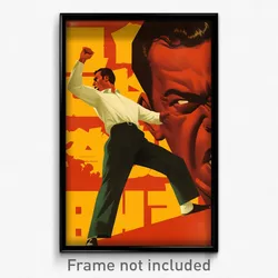 Brazilian Movie Poster - Man Feeling Angry, Tidy Ballet (Brazil Film Art Print)
