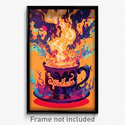 Thai Movie Poster - Tremendous Bonfire (Thailand Retro Film Art Print)