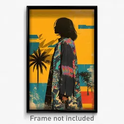 Bollywood Movie Poster - Upbeat Glacier (India Retro Hindi Film Art Print)