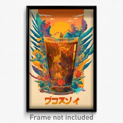 Brazilian Movie Poster - Gargantuan Tea (Brazil Retro Film Art Print)