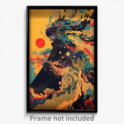 German Movie Poster - Aged Mooring (Germany Psychedelic Art Retro Film Print)