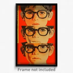 Thai Movie Poster - Boy Feeling Comfortable, Zesty Rectangular Eyewear (Print)