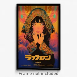 Thai Movie Poster - Woman Feeling Gratitude, Interesting Fur Cloak (Art Print)