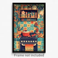 Mexican Movie Poster - Rundown Stove (Mexico Psychedelic Art Retro Film Print)