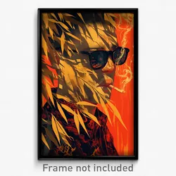 Vietnamese Movie Poster - Nocturnal Drying Rack (Vietnam Retro Film Art Print)
