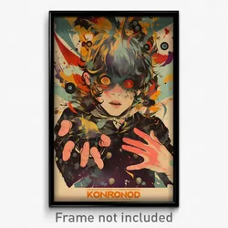 Spanish Movie Poster - Boy Feeling Scorn, Antique Fingerless Gloves (Art Print)