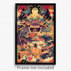 Thai Movie Poster - Extra Large Sushi (Thailand Retro Film Art Print)