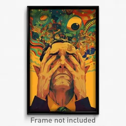Brazilian Movie Poster - Dreary Vicarge (Brazil Retro Film Art Print)