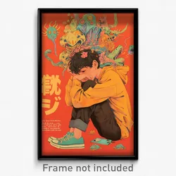 Thai Movie Poster - Boy Feeling Alienation, Buoyant Sweatshirt (Art Print)