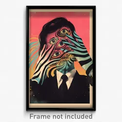 Brazilian Movie Poster - Striped Principality (Brazil Retro Film Art Print)