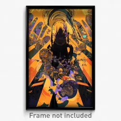 Art Poster - International Cathedral (Psychedelic Trippy Weird Cartoon Print)