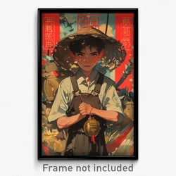 Vietnamese Movie Poster - Boy Feeling Discontentment, Precious Brown Apron