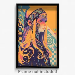 Icelandic Movie Poster - Girl Feeling Longing, Able Taut Dress (Art Print)