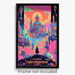 Russian Movie Poster - Cavernous Exotic Town (Russia Retro Film Art Print)