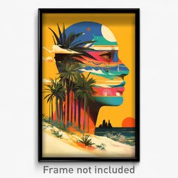Spanish Movie Poster - Brown Keep (Spain Psychedelic Art Retro Film Print)