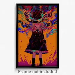 Anime Art Poster - Girl Feeling Dispirited Wearing Active Top Hat (Print)