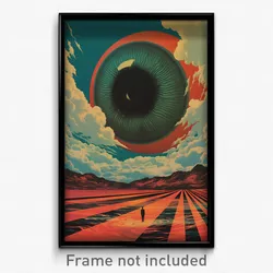German Movie Poster - Measly Grate (Germany Psychedelic Art Retro Film Print)