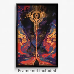 Movie Art Poster - Plush Independence Day (Psychedelic Retro Weird Film Print)