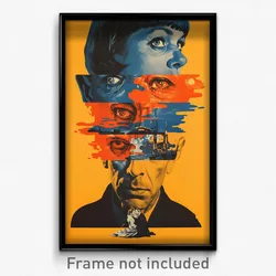 German Movie Poster - Gracious Lamp (Germany Psychedelic Art Retro Film Print)