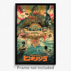 Greek Movie Poster - Unnatural Hotel (Greece Psychedelic Art Retro Film Print)