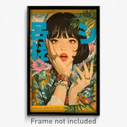 Chinese Movie Poster - Girl Feeling Self Compassionate, Nice Flower Bracelet