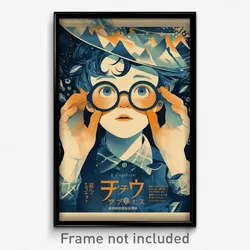 Icelandic Movie Poster - Boy Feeling Enchanted, Made Up Eyewear On Headwear