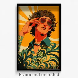 Spanish Movie Poster - Man Feeling Flakey, Feminine Necklace (Spain Art Print)