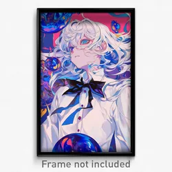 Anime Art Poster - Man Feeling Self Pity, Interesting White Bowtie (Print)
