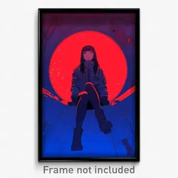 Movie Art Poster - Girl Feeling Politeness, Gentle Alternate Legwear (Print)