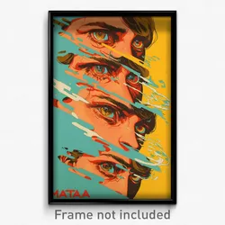 Greek Movie Poster - Polished Vault (Greece Psychedelic Art Retro Film Print)