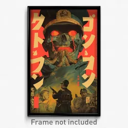 Vietnamese Movie Poster - Haunting Wasteland (Vietnam Retro Film Art Print)