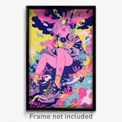 Art Poster - Fabulous Firth (Psychedelic Trippy Weird 11x17 Cartoon Print)
