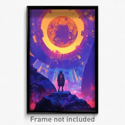 Movie Art Poster - Dry Shrine (Psychedelic Trippy Retro Cartoon Film Print)