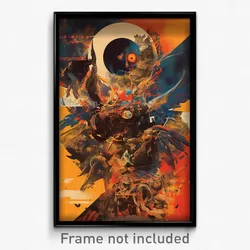 Spanish Movie Poster - Infinite Fire (Spain Psychedelic Art Retro Film Print)