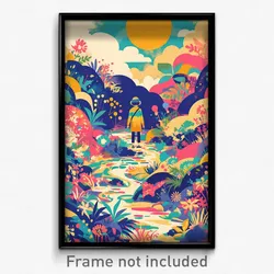 Brazilian Movie Poster - Bubbly Dream (Brazil Psychedelic Art Retro Film Print)
