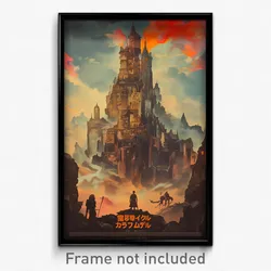 German Movie Poster - Unsightly Citadel (Germany Retro Film Art Print)