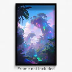 Art Poster - Novel Wilderness (Psychedelic Trippy Weird 11x17 Cartoon Print)