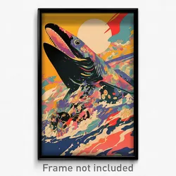 French Movie Poster - Agitated Ramp (France Psychedelic Art Retro Film Print)