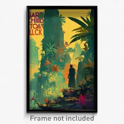 Bollywood Movie Poster - Gargantuan Gulch (India Retro Hindi Film Art Print)
