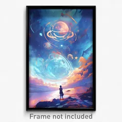 Movie Art Poster - Watery Mind Journey (Psychedelic Retro Weird Film Print)