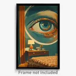 German Movie Poster - Starry Hotel Room (Germany Retro Film Art Print)