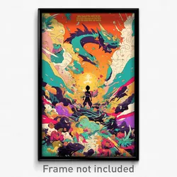 Indonesian Movie Poster - Imaginative Falls (Indonesia Retro Film Art Print)