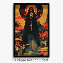 Brazilian Movie Poster - Tall Gallows (Brazil Psychedelic Art Retro Film Print)