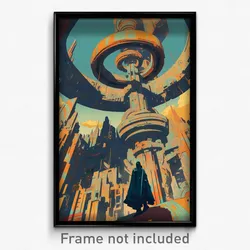 Movie Art Poster - Cool Chute (Psychedelic Trippy Retro Cartoon Film Print)