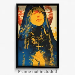 Greek Movie Poster - Woman Feeling Remorse, Well Made Collared Cape (Art Print)