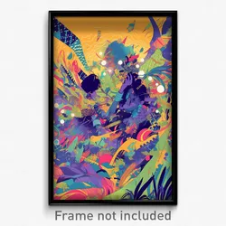 Bollywood Movie Poster - Zany Jetty (India Retro Hindi Film Art Print)