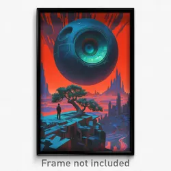 Movie Art Poster - Glossy Hutch (Psychedelic Trippy Retro Cartoon Film Print)