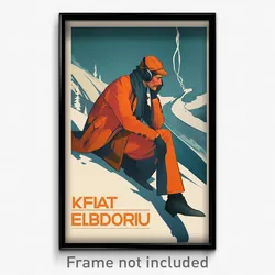 Icelandic Movie Poster - Man Feeling Sentimentality, Stylish Alternate Legwear